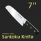 ABS Handle Cerasteel Knife 7'' Santoku Knife For Kitchen