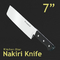 Abrasive Cleaner Avoided Cerasteel Knife 7'' Nakiri Knife